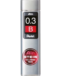 Pentel Kok met 15 Stiften 0,3 B